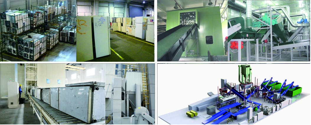 WEEE sorting recycling line