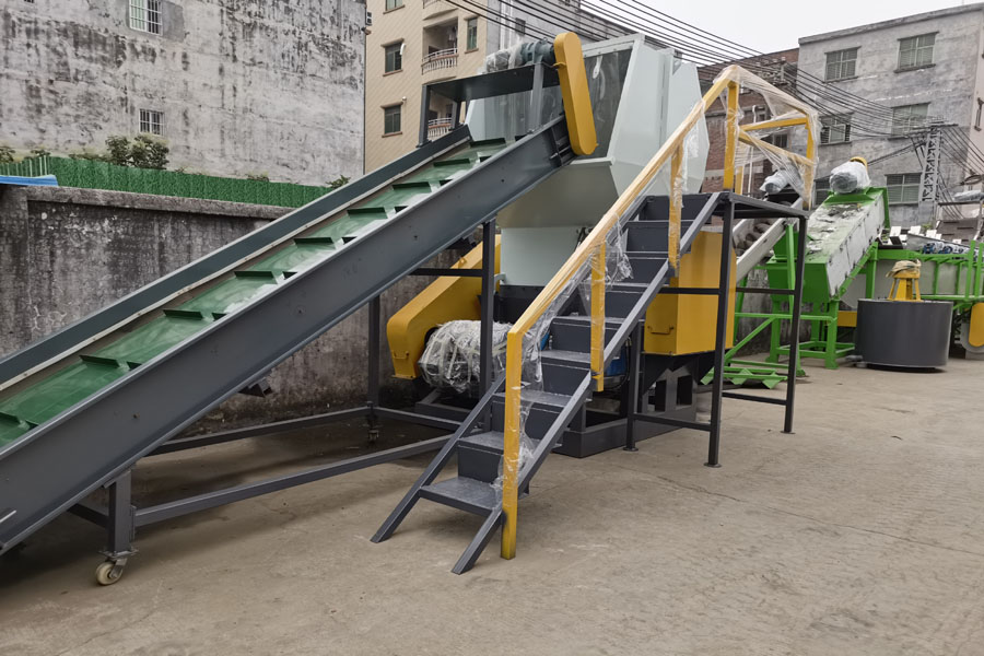PA fishing net and carpet washing recycling line