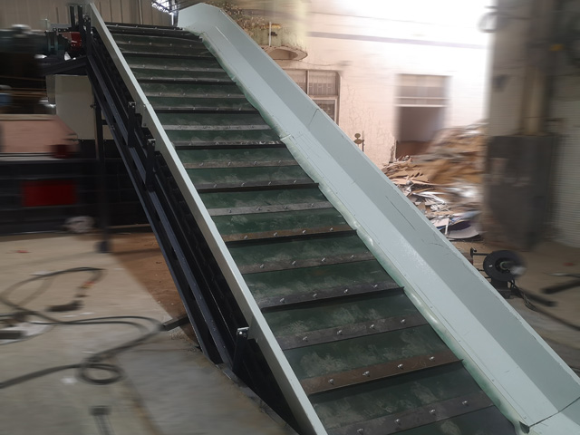 Chain conveyor belt conveyor