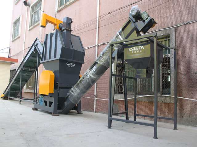 HDPE Milk bottle crusher, HDPE container grinder