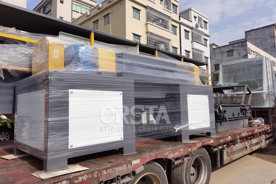 Out to Jiangxi PP ore bag shredding cleaning recycling production line
